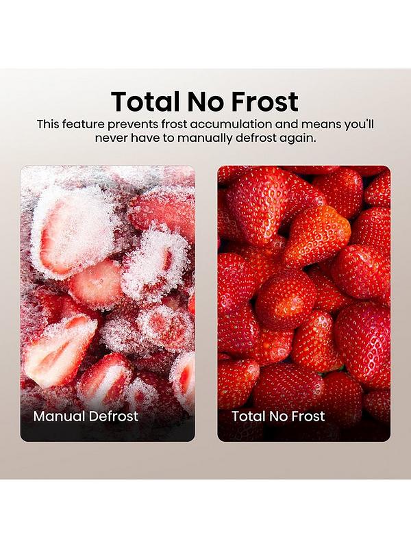 Hisense RB440N4ACD 60/40 Total No Frost Fridge Freezer - Stainless Steel - Image 5